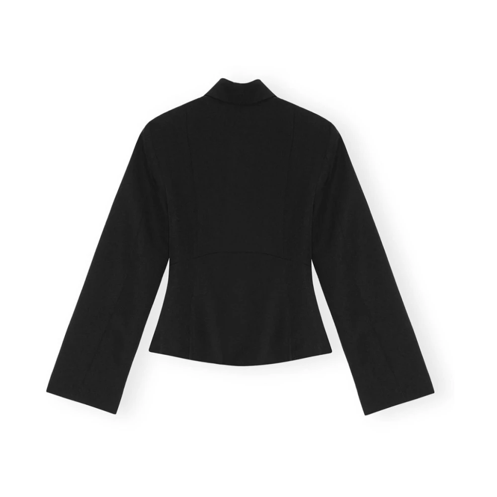 Ganni Stijlvolle Dameskleding Buitenkleding in zwart Black Dames