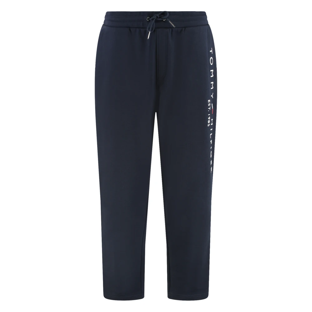 Tommy Hilfiger Men's Blue Logo Terry Cuffed Leg Joggers - Sweatpants - 2XL - Trousers