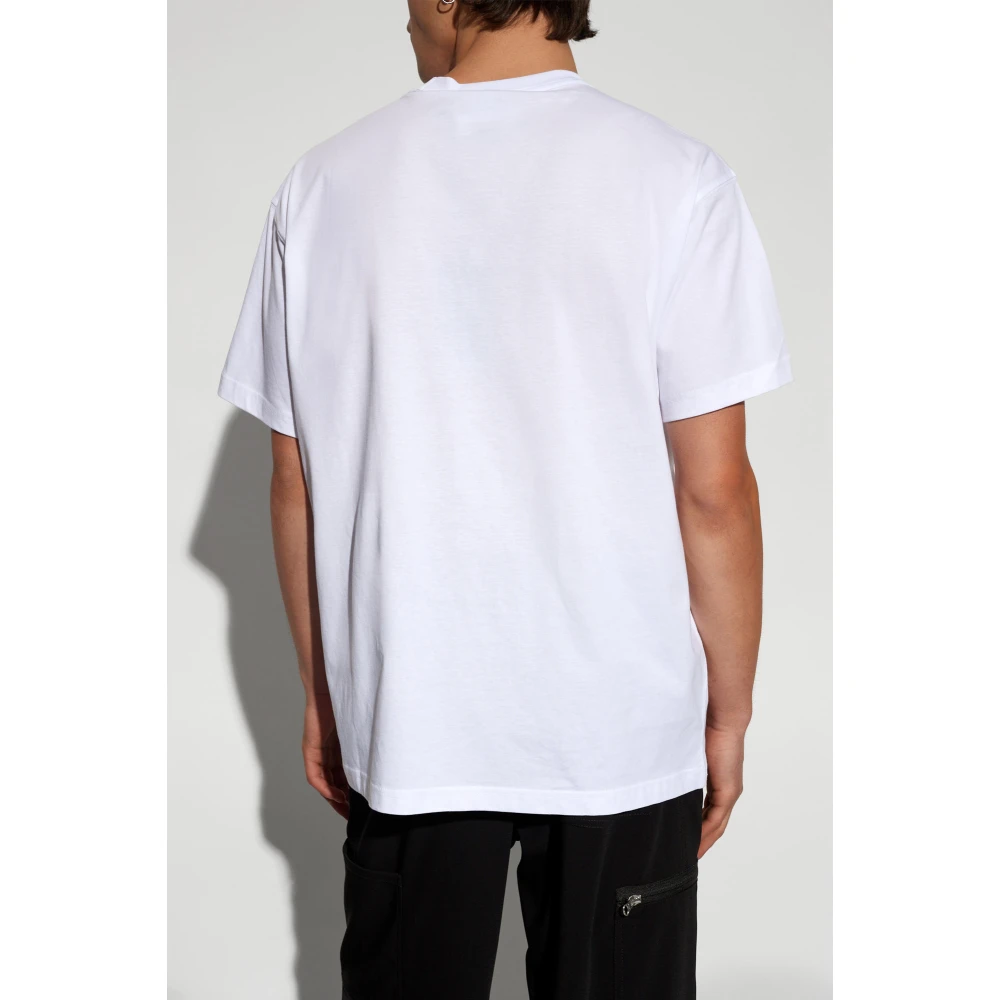 Versace Jeans Couture T-shirt met logo White Heren
