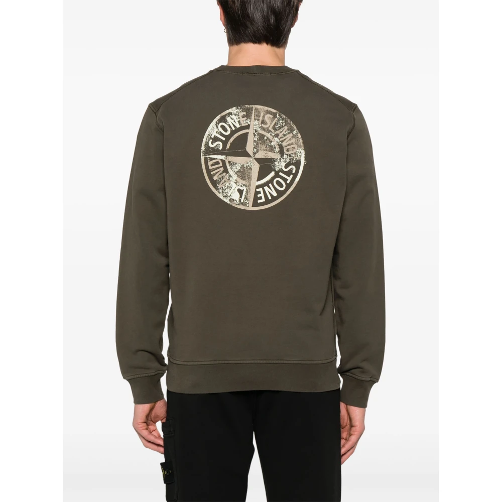 Stone Island Stijlvolle Sweatshirt V0054 Green Heren