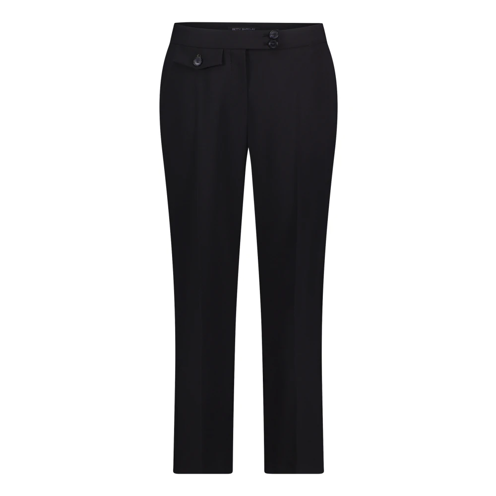 Betty Barclay Klassieke Businessbroek met Plooi Black Dames