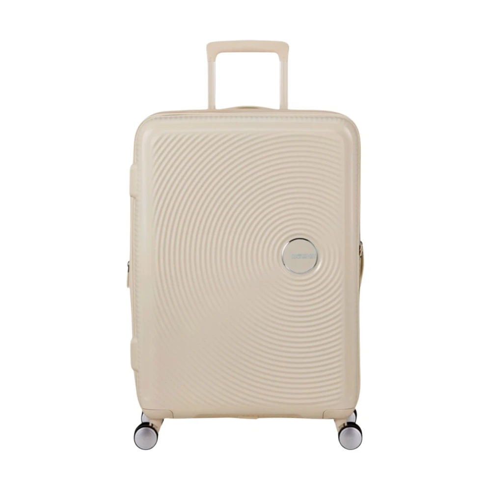 American Tourister Unisex Beige Soundbox Spinner 67/24 Tsa Exp - Suitcases - One Size - Suitcases