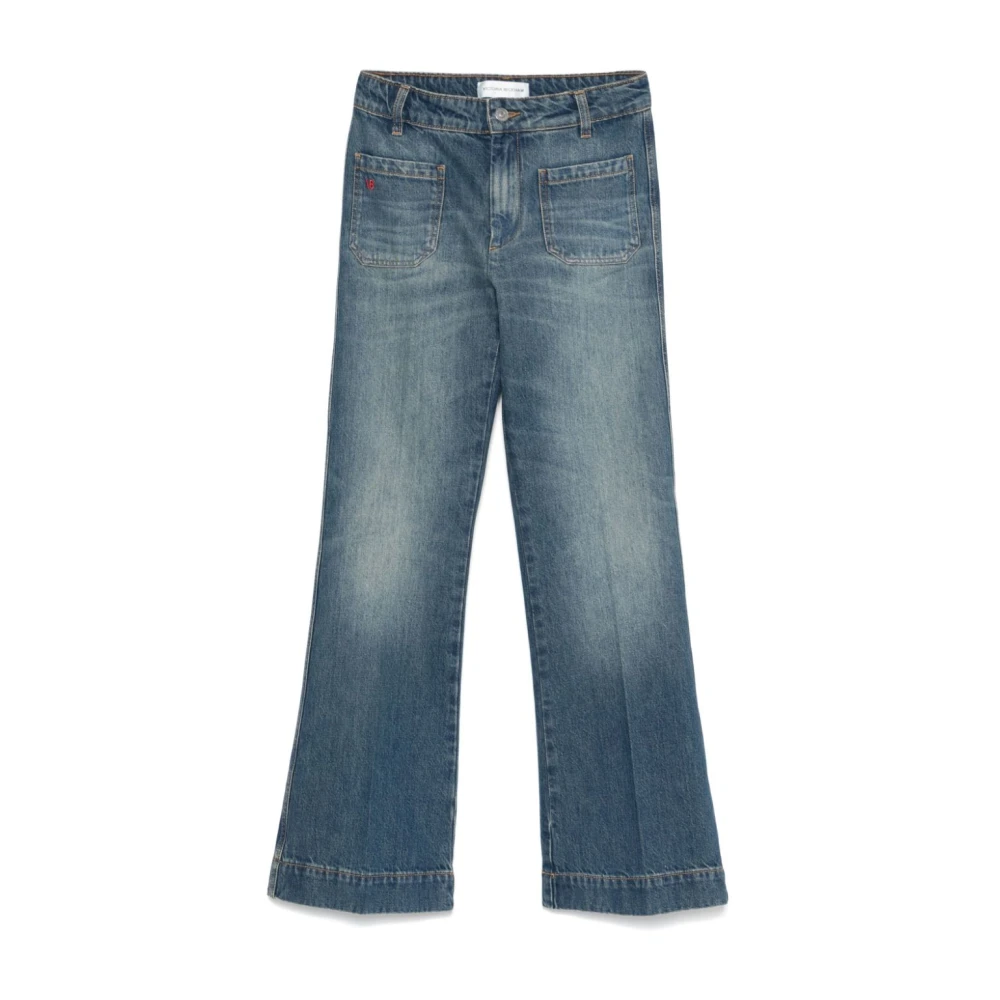 Victoria Beckham Blauwe Jeans voor Vrouwen Blue Dames