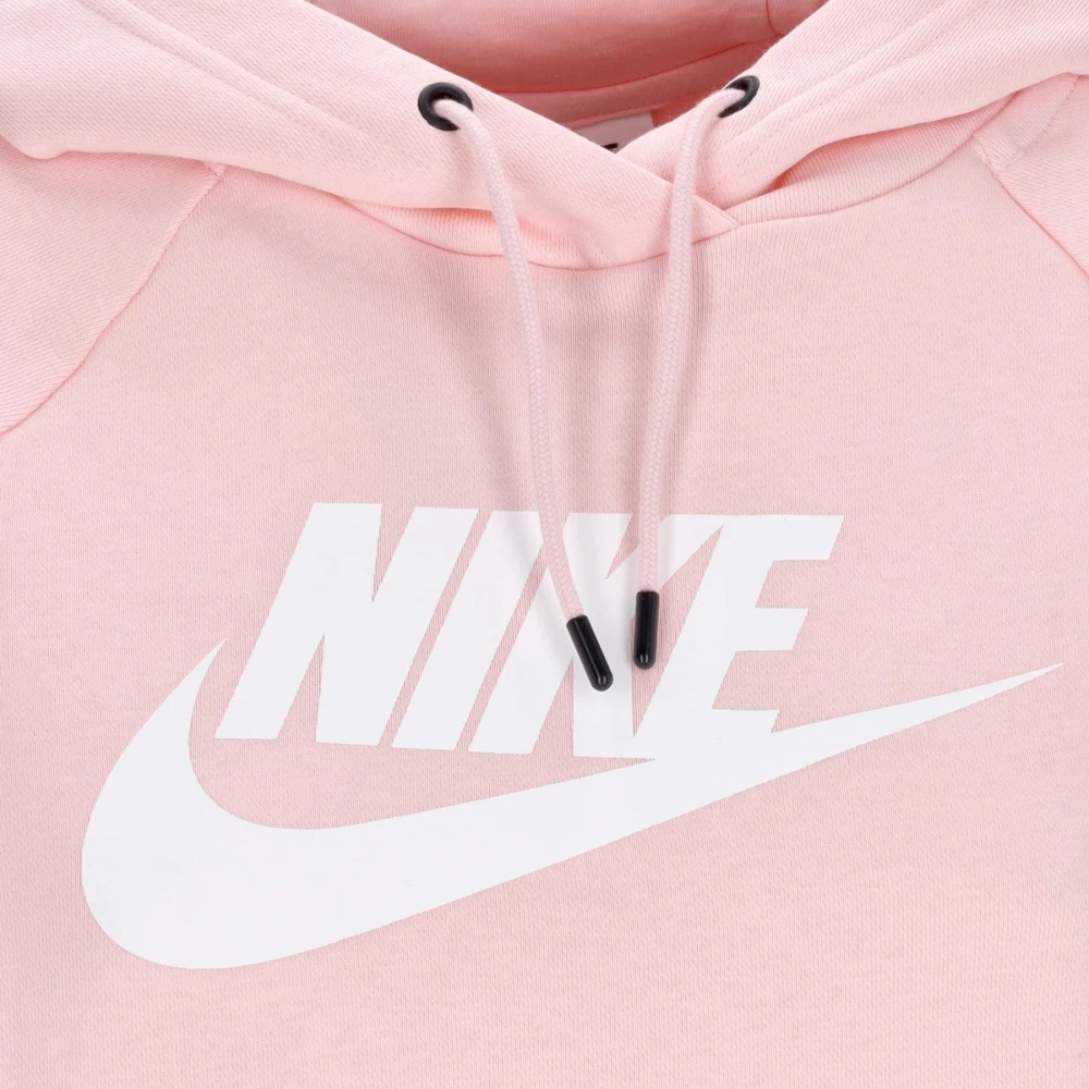 Nike Essentiële Hoodie Atmosfeer Wit Lange Mouw Pink Dames