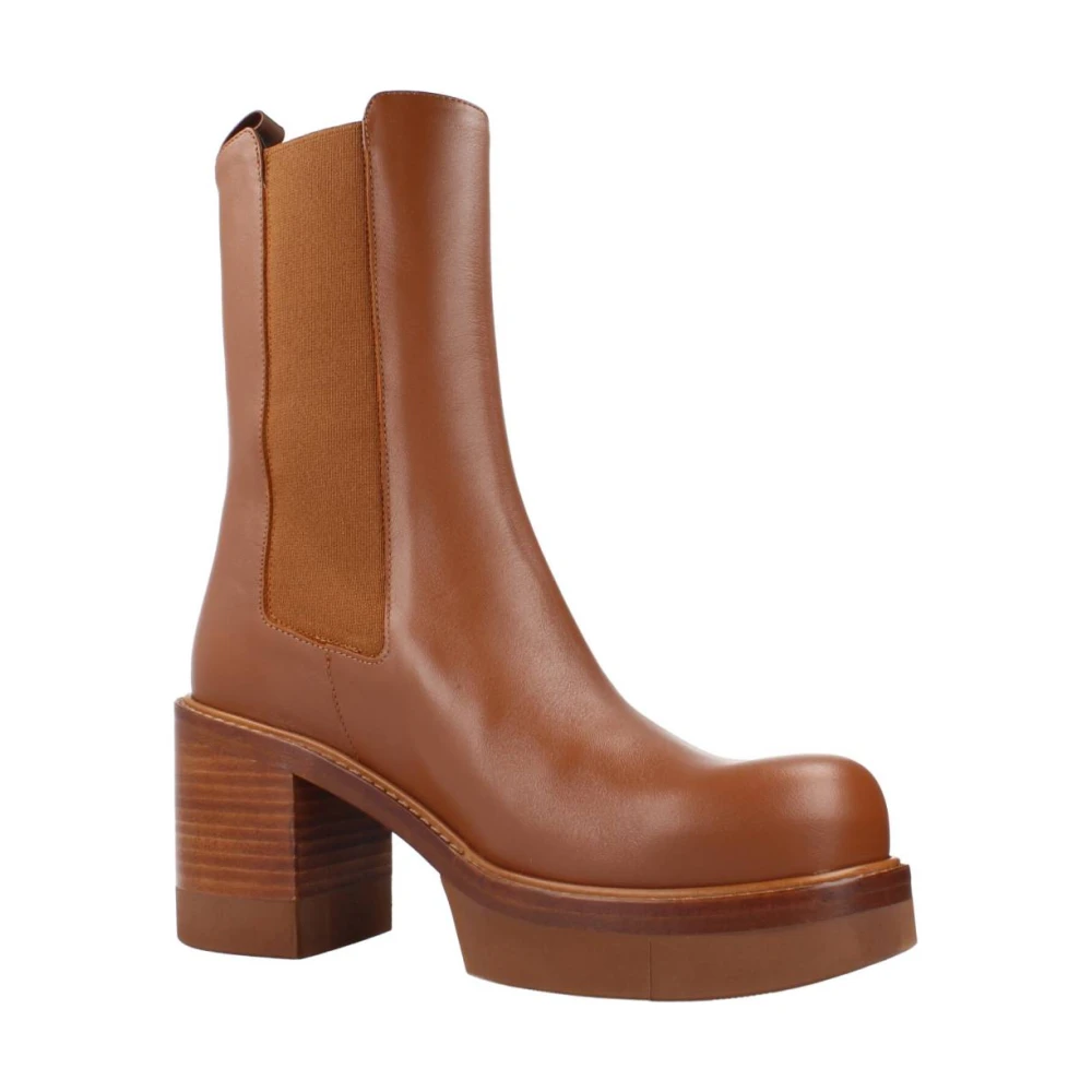 Paloma Barceló Heeled Boots Brown Dames