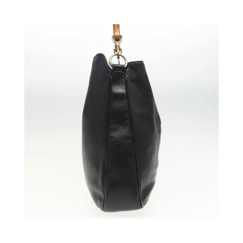 Gucci Vintage Pre-owned Leather handbags Black Dames