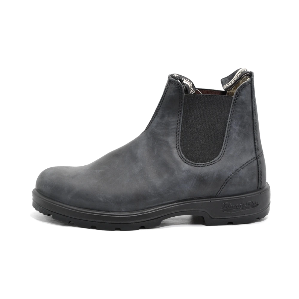 Blundstone Klassiska svarta Chelsea-boots i läder Black, Herr