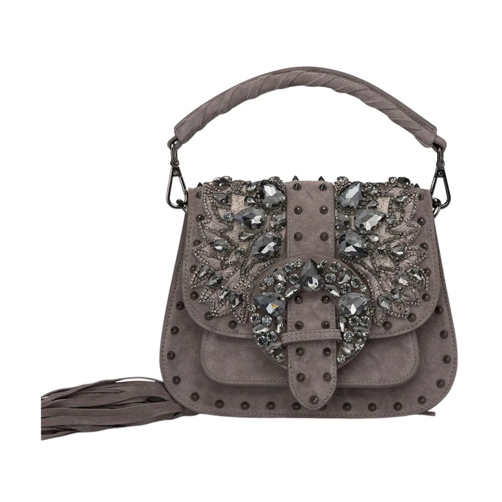Alma en Pena Kralen handtas Gray Dames
