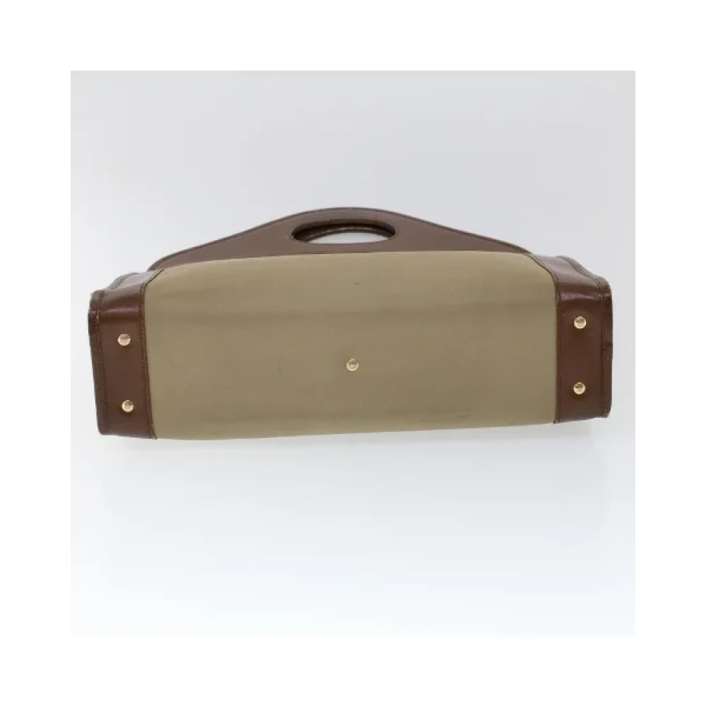 Burberry Vintage Pre-owned Cotton handbags Brown Dames