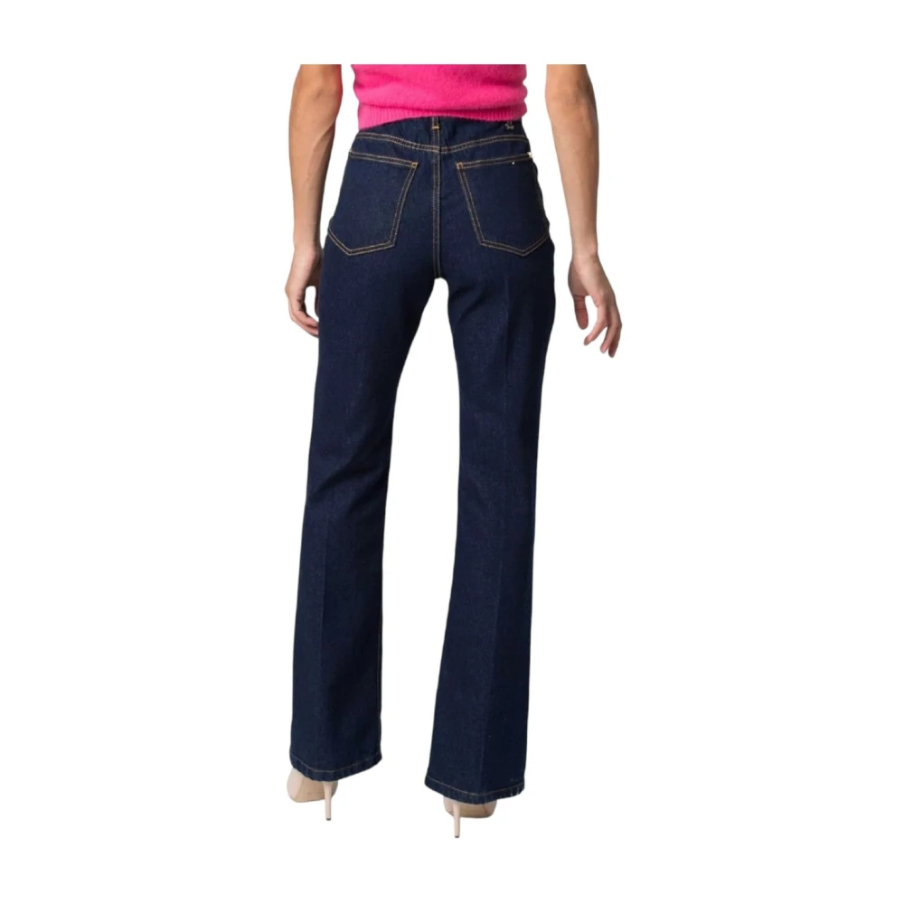 Kocca Klassieke Boot-cut Jeans voor Vrouwen Blue Dames
