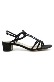 Sandalen met hoge hakken