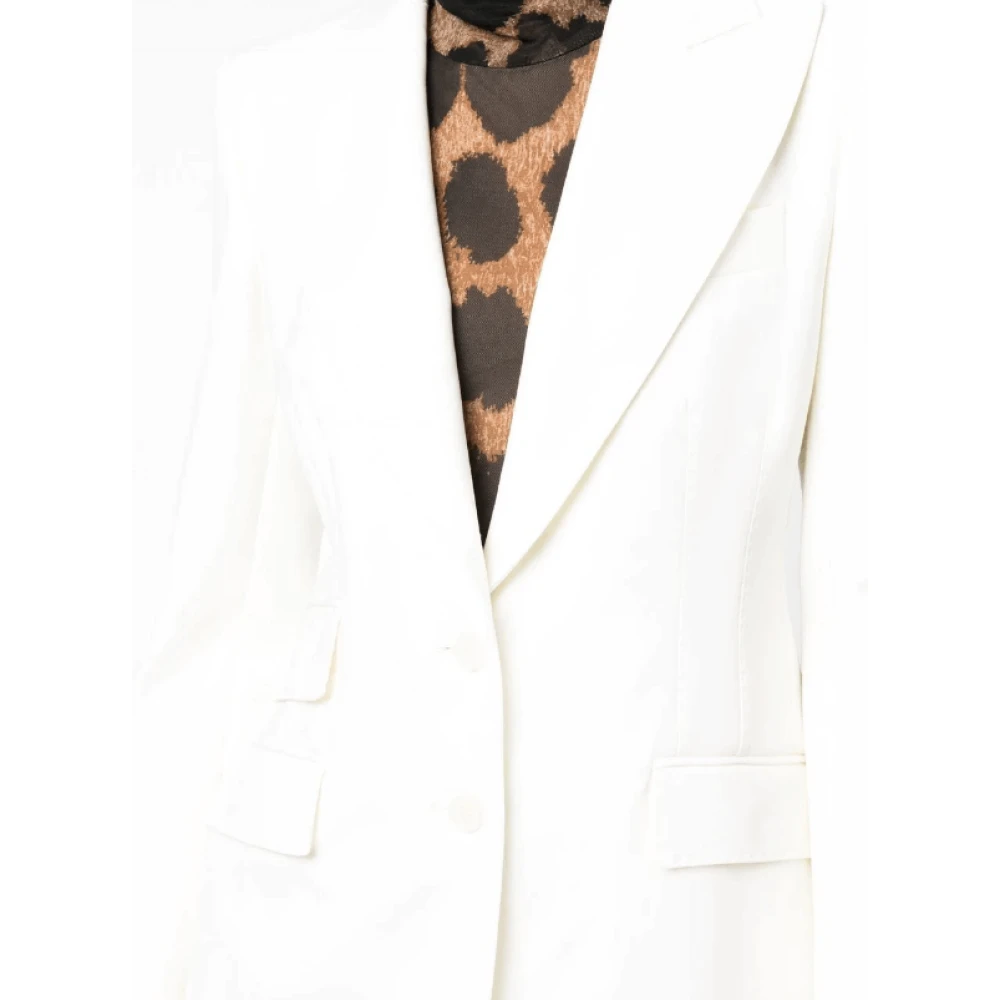 Dolce & Gabbana Stijlvolle Ivory Witte Blazer White Dames