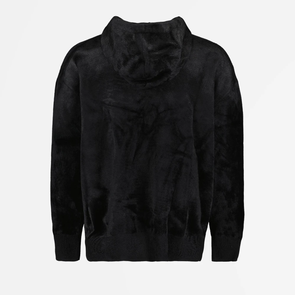 Givenchy Hoodie met ritssluiting en geborduurd logo Black Heren