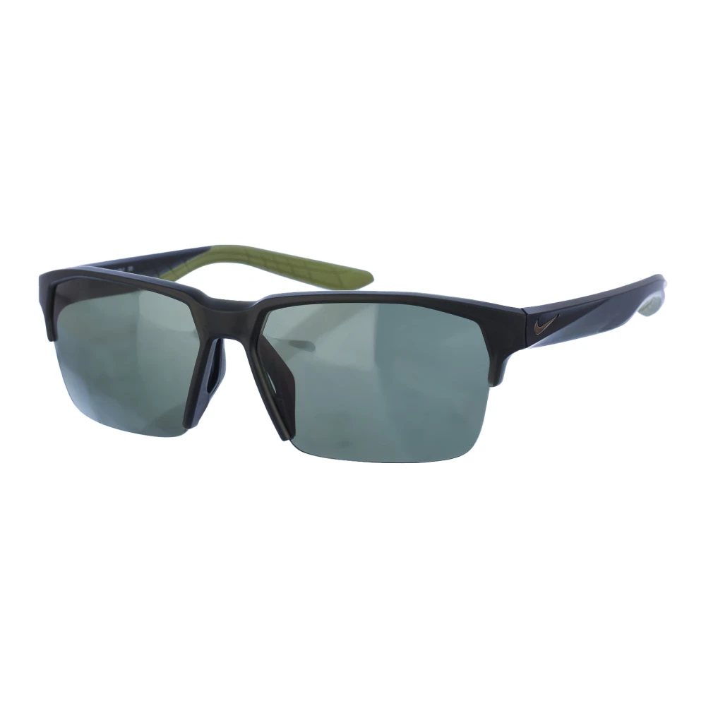 Nike Men's Black Acetate Rectangular Sunglasses - Sunglasses - One Size - Accessories
