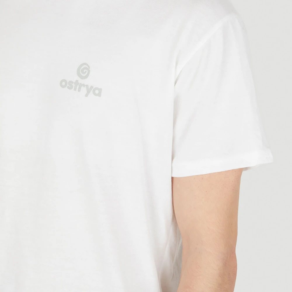 Ostrya Grafische Print T-shirt White Heren