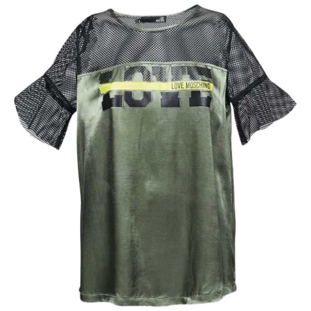 Moschino Pre-Owned Pre-owned Mesh tops Green Dames