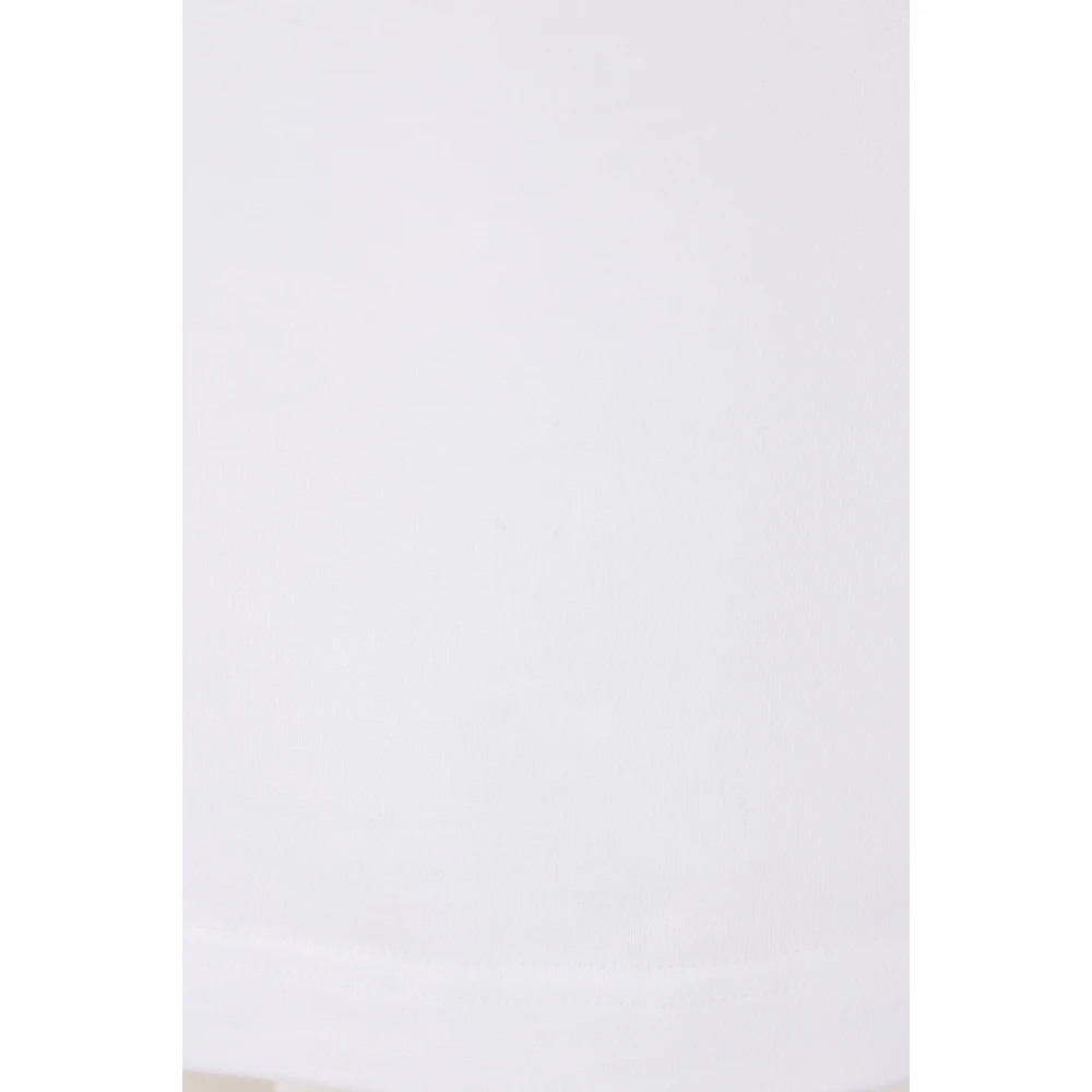 Casablanca Nature Teacher Wit Organisch Katoenen T-shirt White Heren