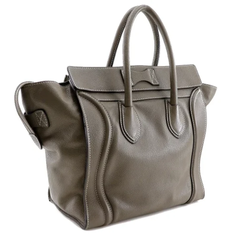 Celine Vintage Pre-owned Fabric handbags Gray Dames