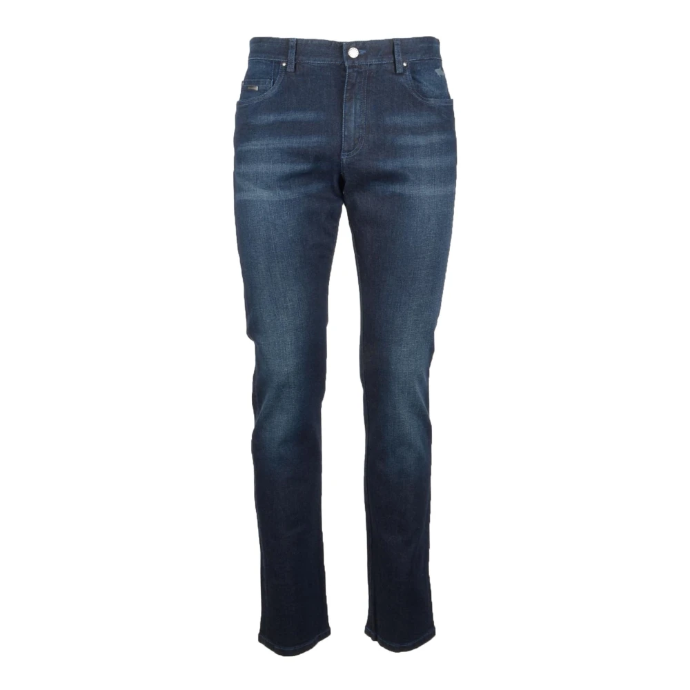 Paul & Shark Bomull Elastan Jeans Blue, Herr