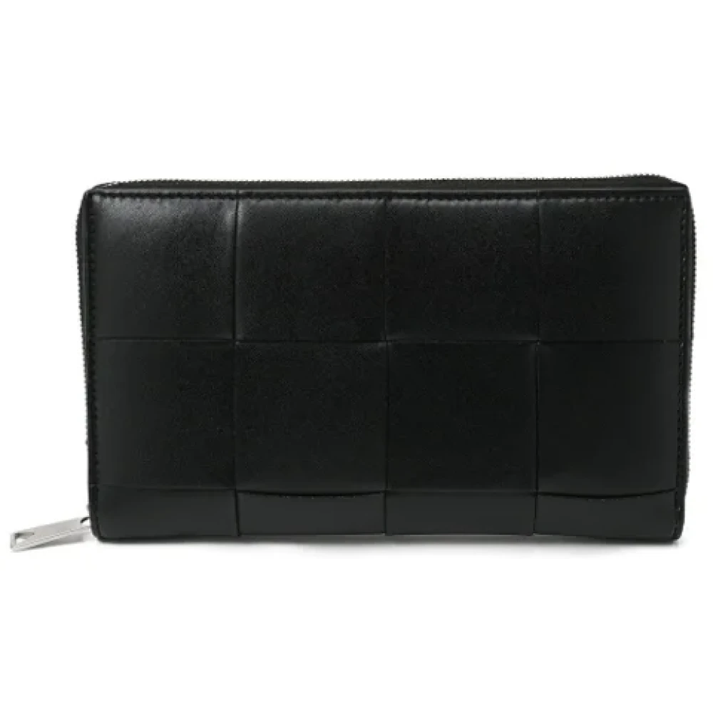 Bottega Veneta Vintage Pre-owned Leather wallets Black Dames