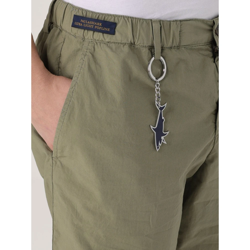 PAUL & SHARK Groene Shorts voor Mannen Green Heren