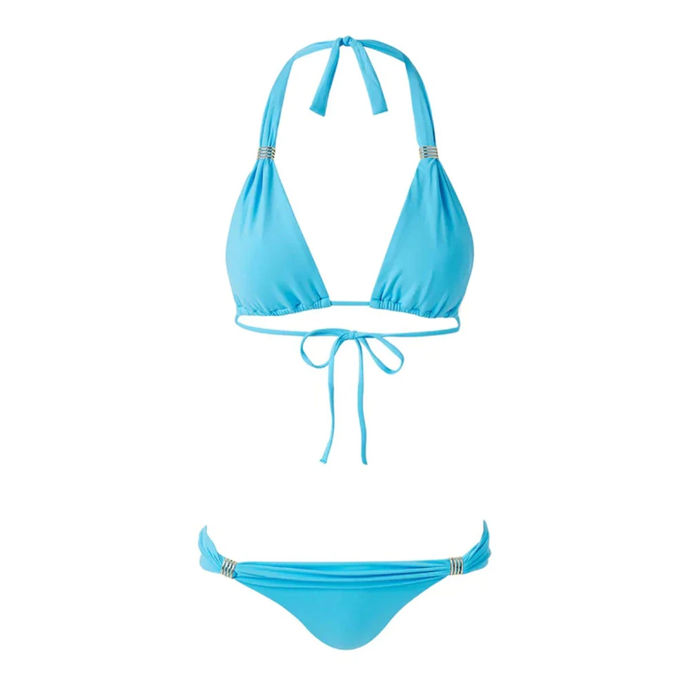 Melissa Odabash Grenada Aqua Bikini Bottoms Blue Dames