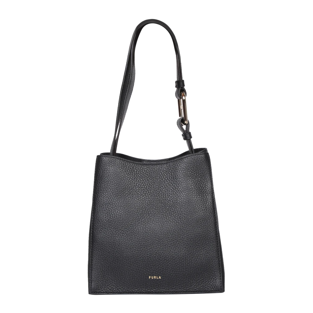 Furla Nuvola Mini Schoudertas Bucket Type Black Dames