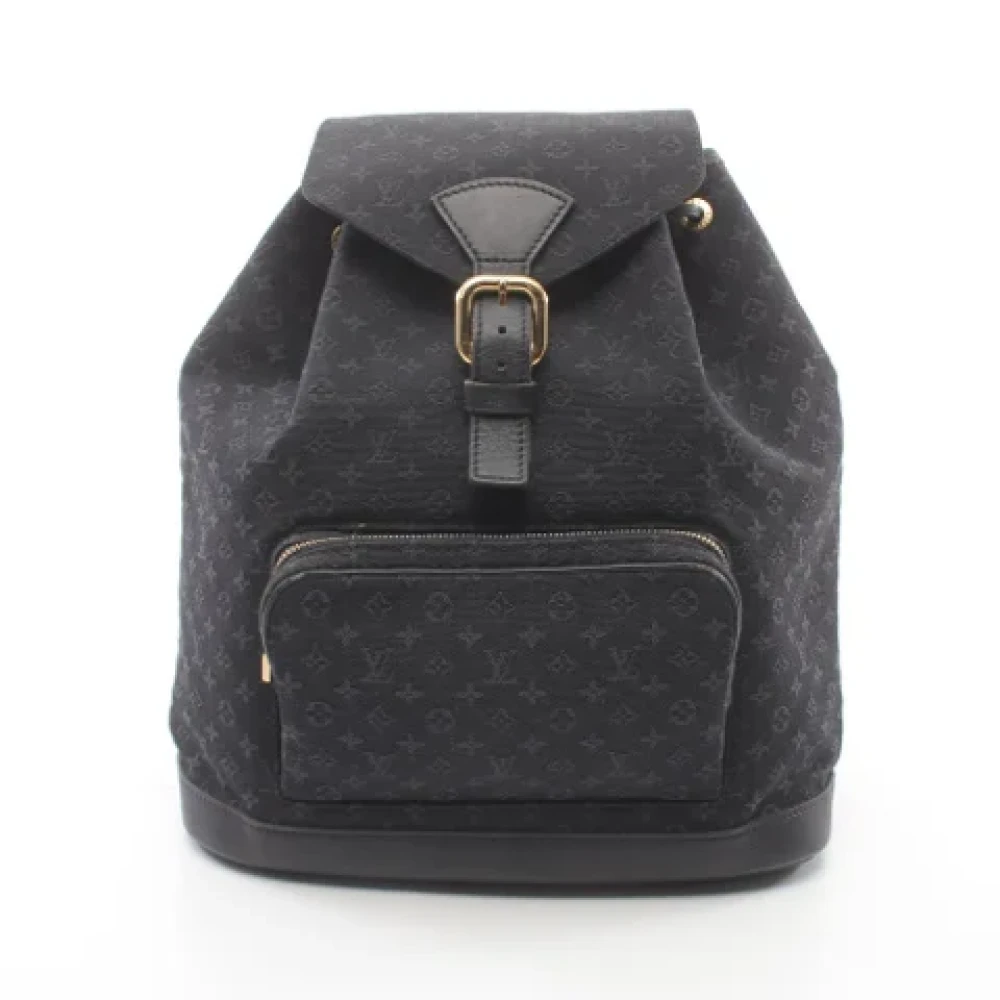 Louis Vuitton Vintage Pre-owned Canvas backpacks Blue Dames