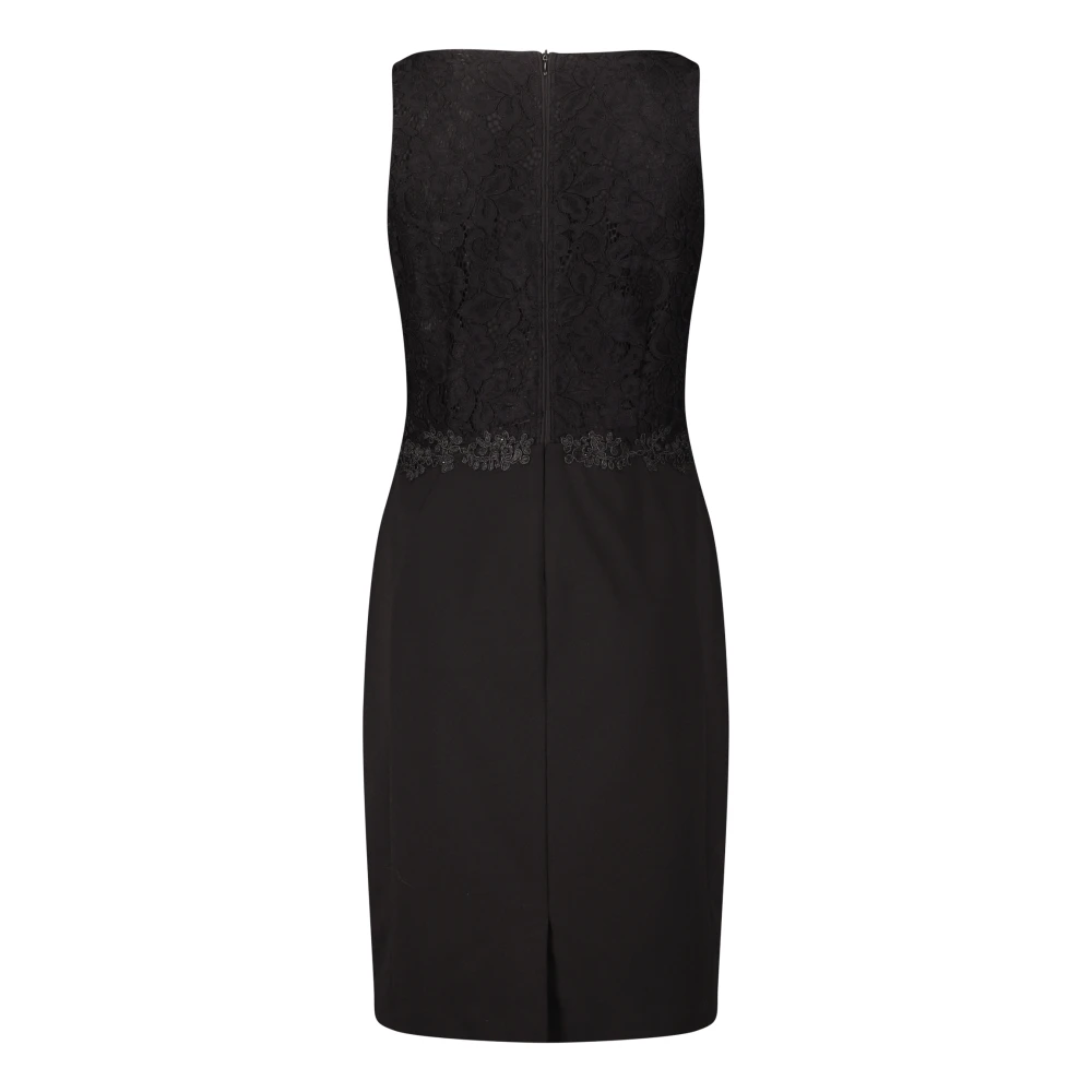 Vera Mont Elegant Cocktailjurk met Applicaties Black Dames