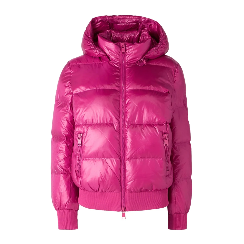Armani Exchange Gewatteerde Logomouw Hoodiejas Pink Dames