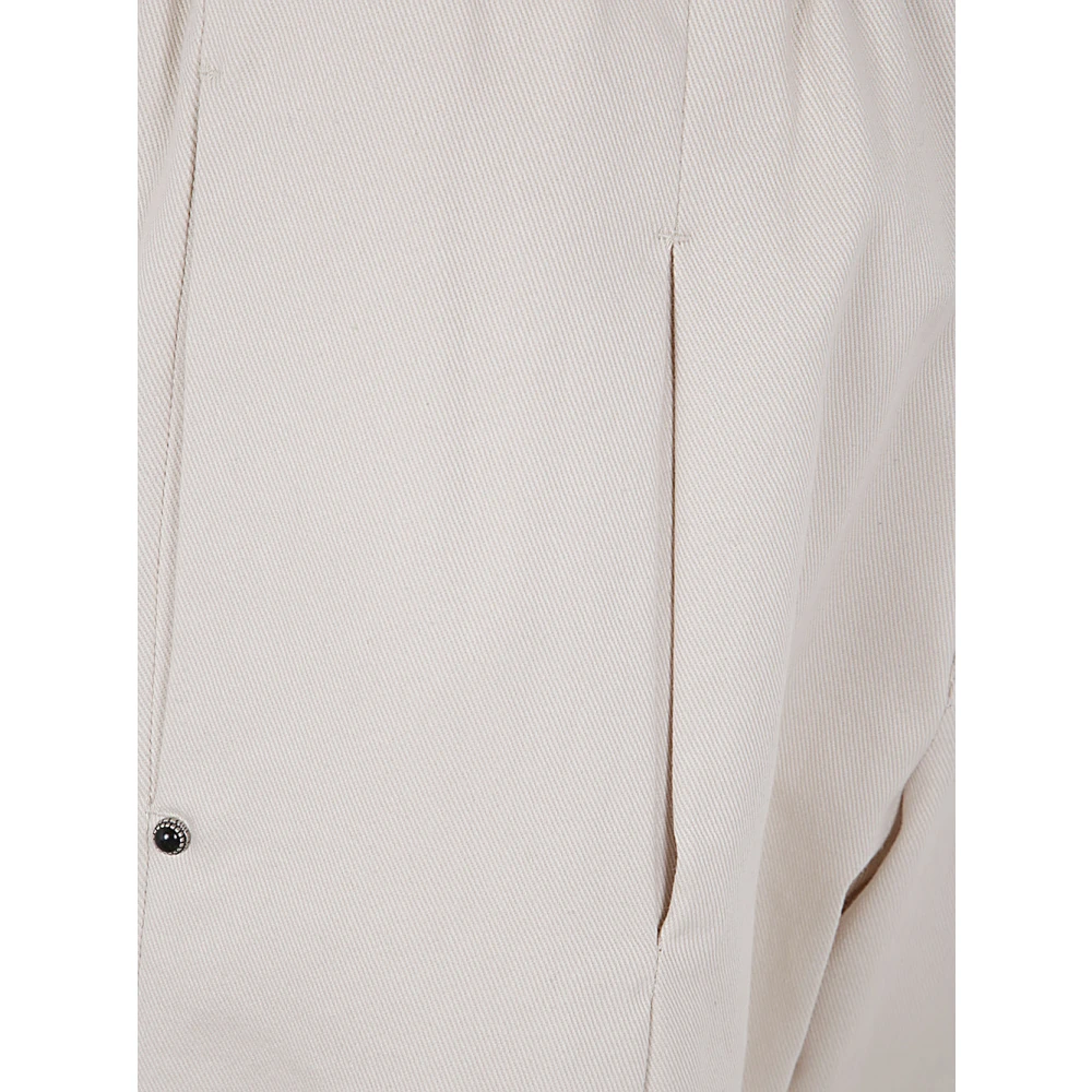 White Sand Klei Lange Broek Beige Heren