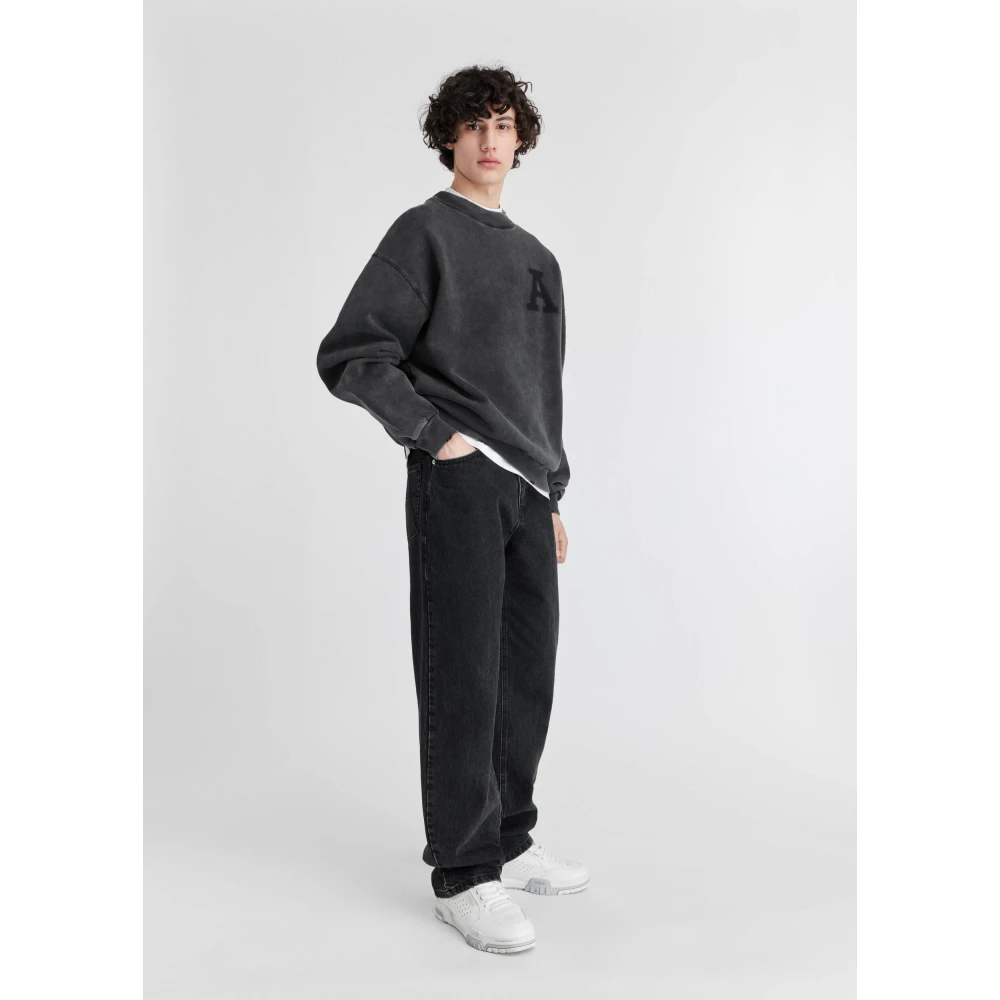Axel Arigato State Gewassen Sweatshirt Black Heren