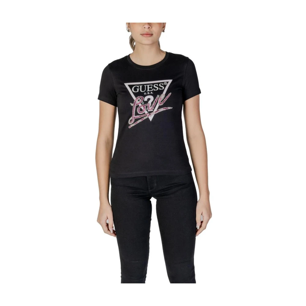 Guess - Tops > T-Shirts - Black - Guess - Modalova