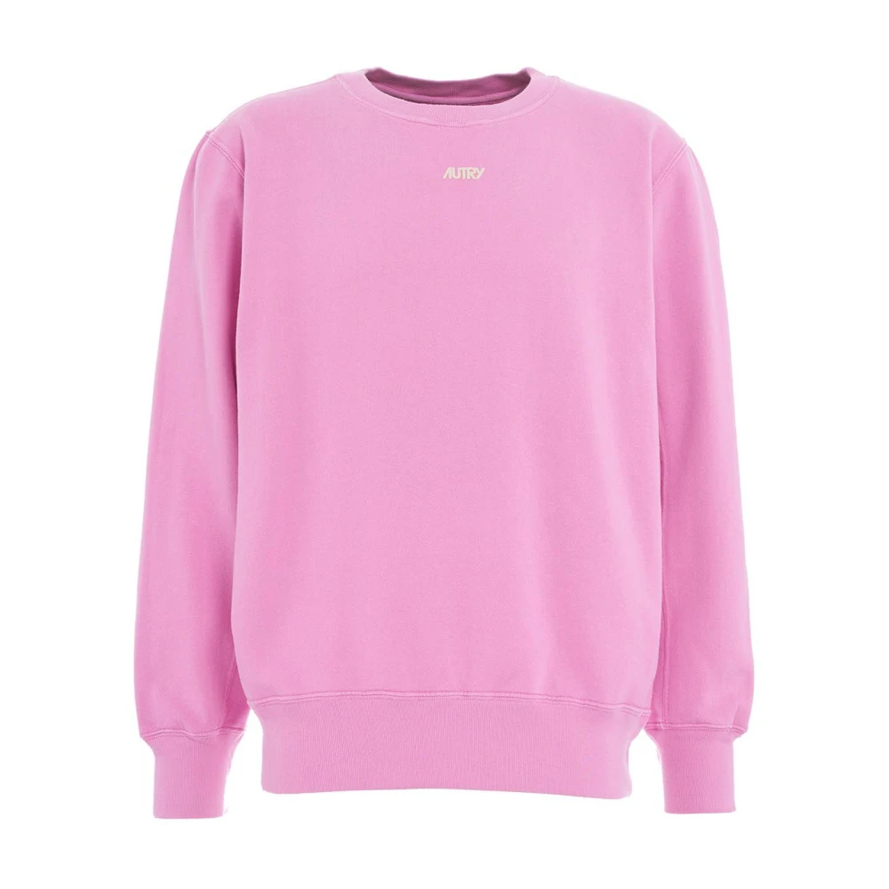 Autry Gedrukte Sweatshirt voor Mannen Pink Heren