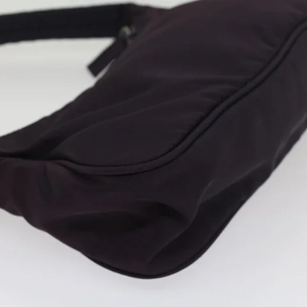 Prada Vintage Pre-owned Fabric shoulder-bags Purple Dames