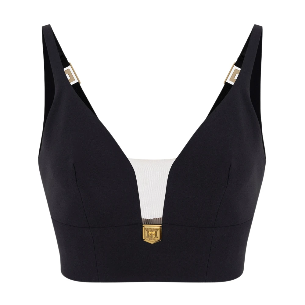 Elisabetta Franchi Stijlvolle TOP voor modeliefhebbers Black Dames