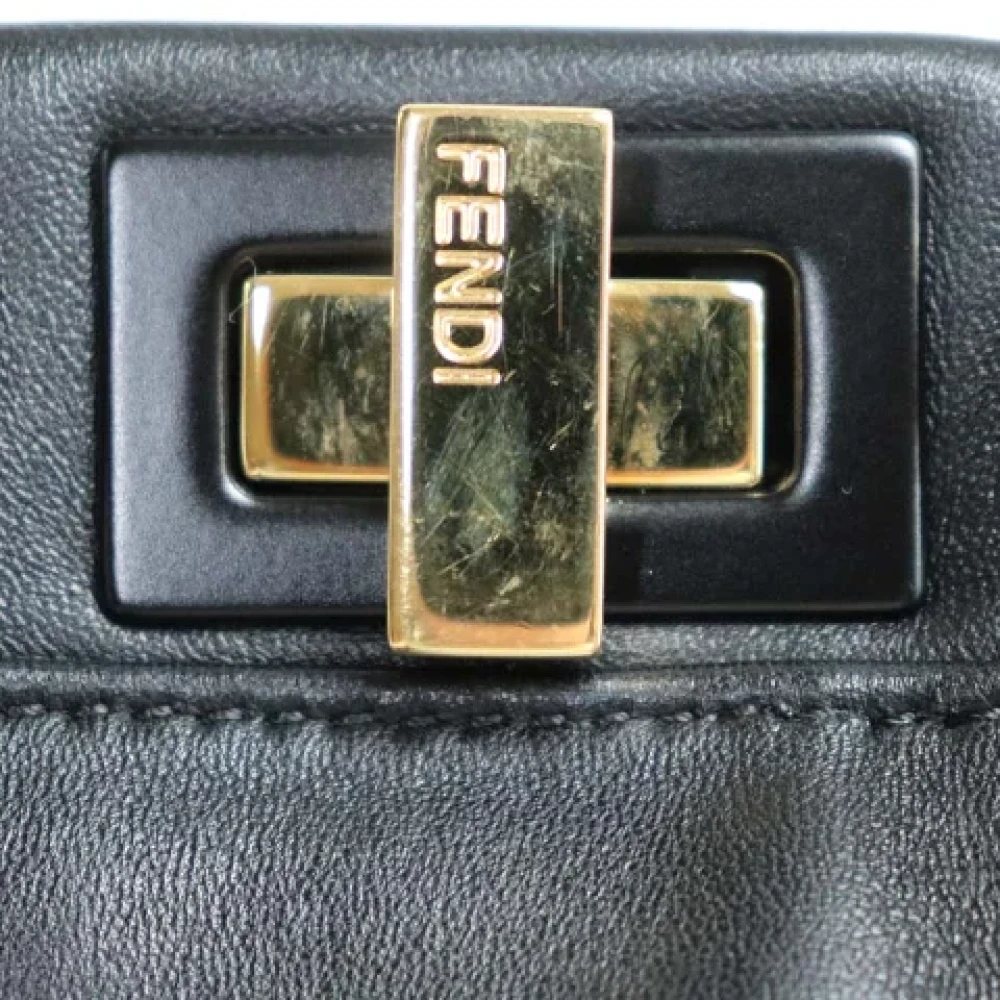 Fendi Vintage Pre-owned Leather fendi-bags Black Dames
