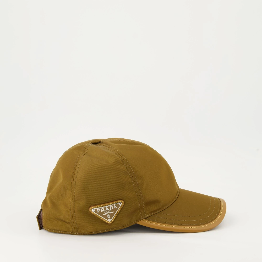 Prada Re-Nylon Cap Green Heren