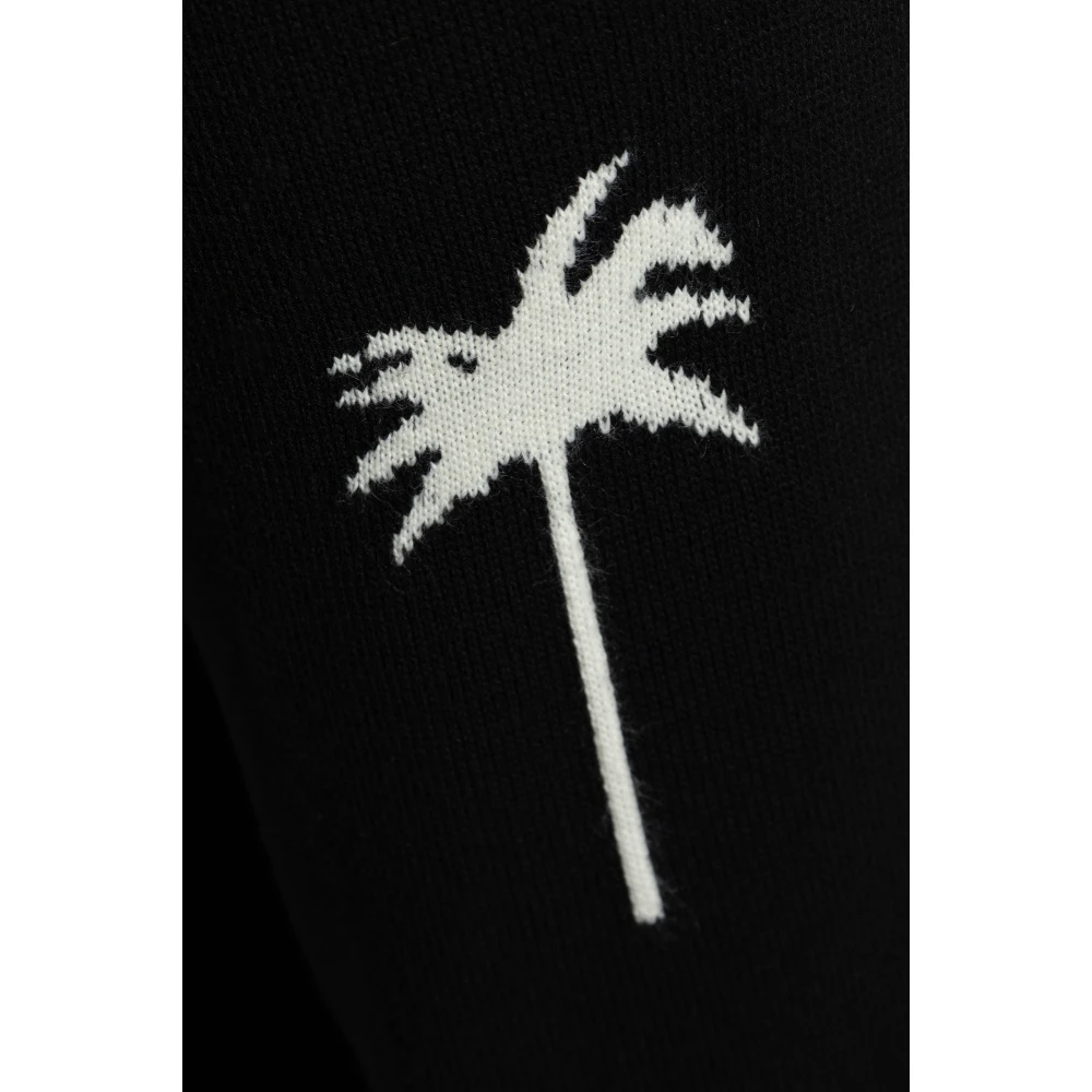 Palm Angels Trainingsbroek met wijde pijpen Black Heren
