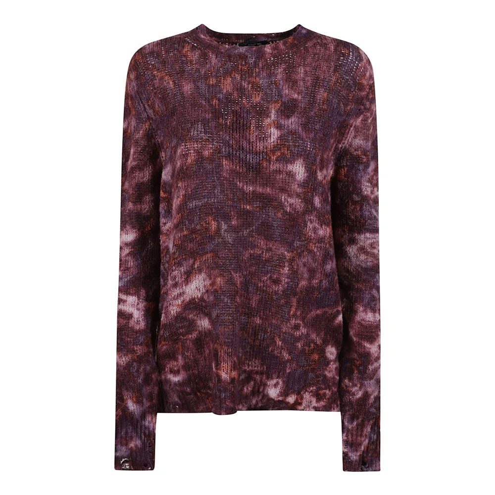 Avant Toi Katoen Agaat Camouflage Longsleeve Top Multicolor Dames