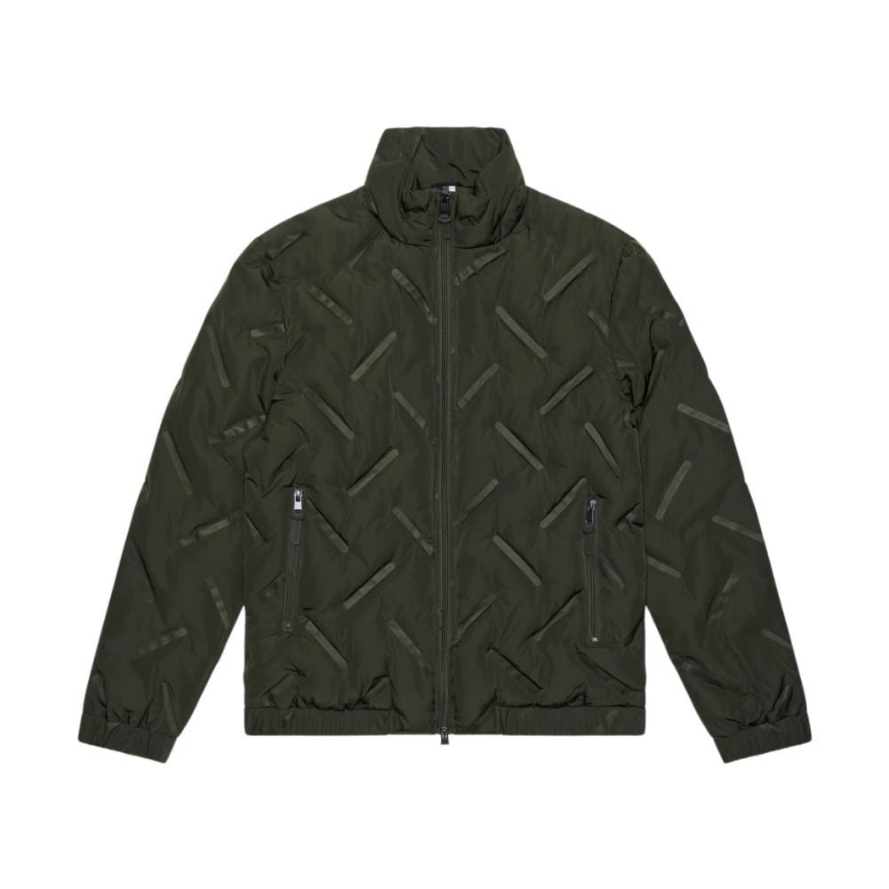 Antony Morato Regular Fit 3D-geprinte jas in legergroen Black Heren