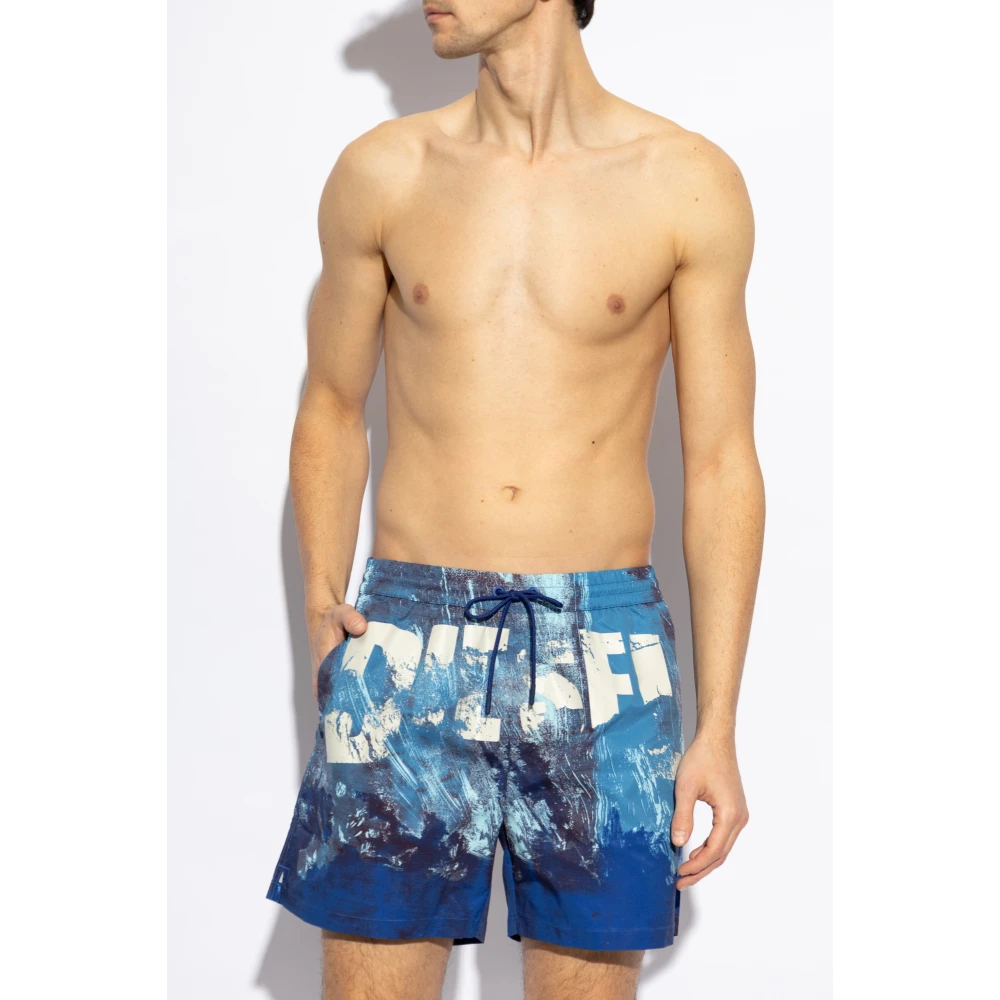 Diesel Zwemshorts Rio-41-D-Pop Blue Heren