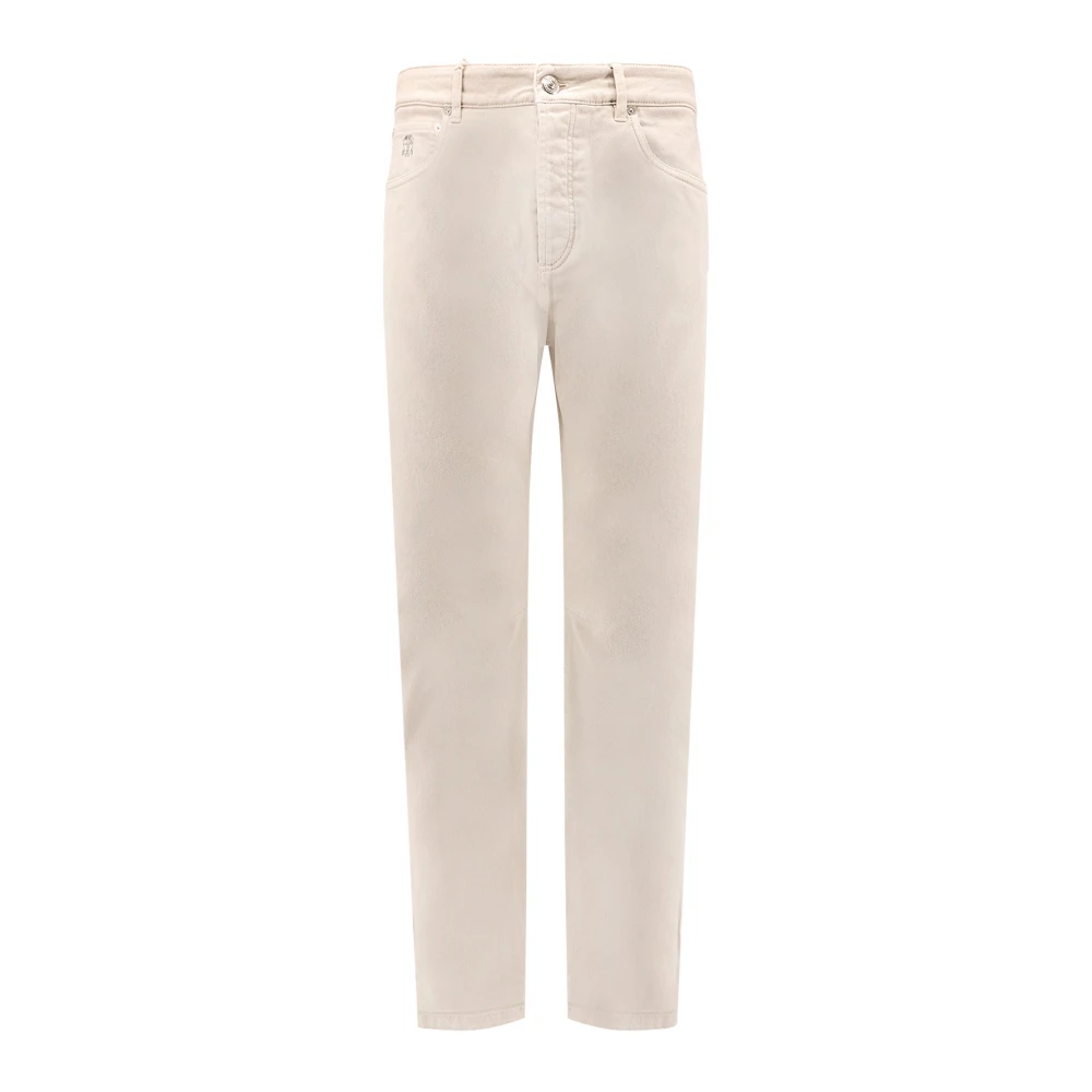 Trousers > Straight Trousers - - Brunello Cucinelli - Modalova