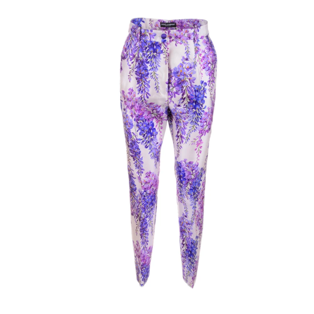 Dolce & Gabbana Bloemen damesbroek Multicolor Dames