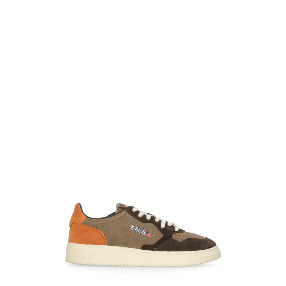 Autry Bruine Suède Sneakers Heren Schoenen