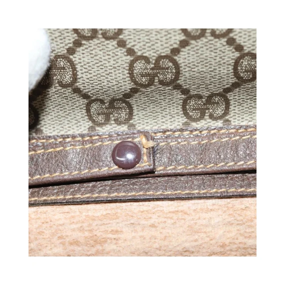 Gucci Vintage Pre-owned Plastic gucci-bags Beige Dames