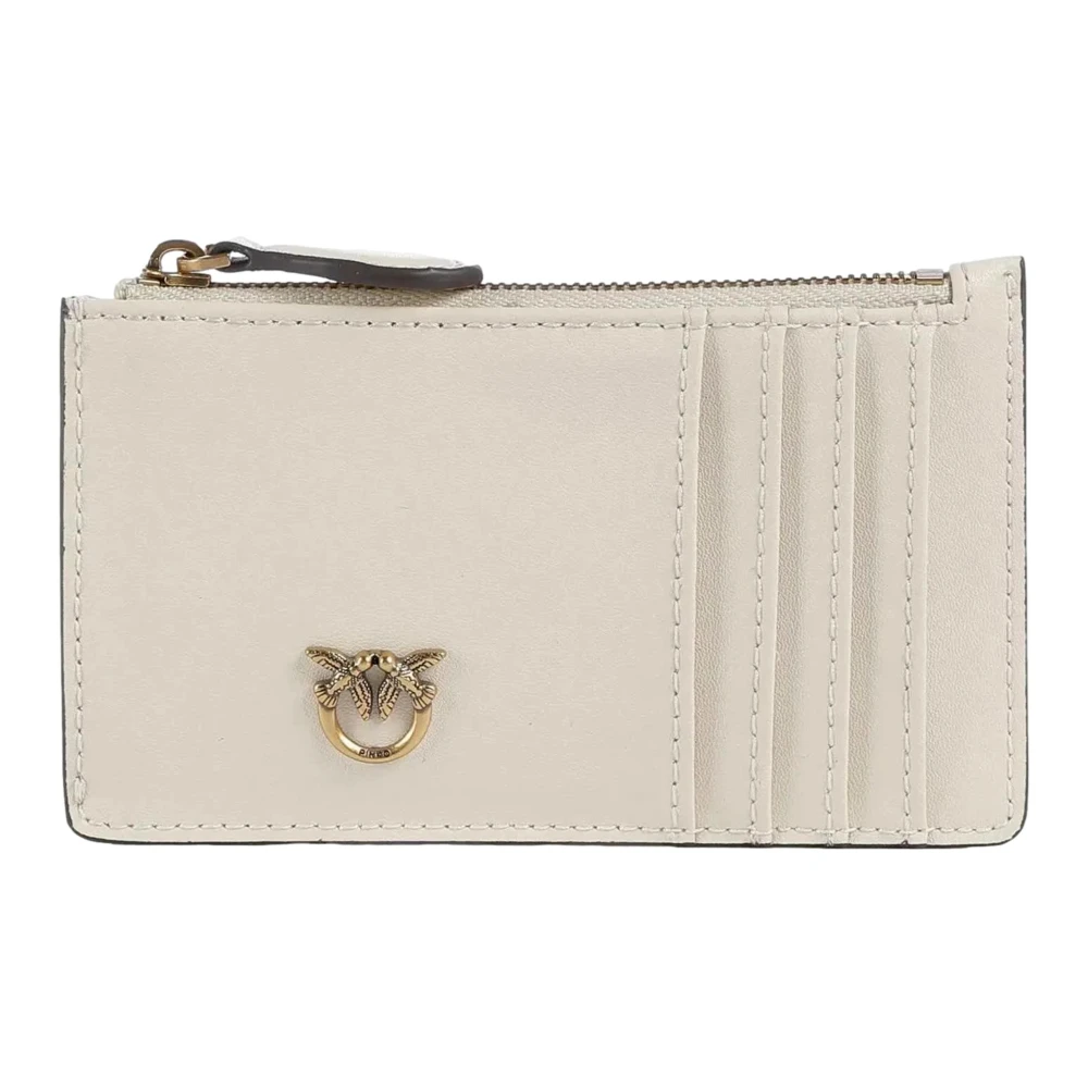 Pinko Women's White Wallets & Cardholders, One Size, Airone Cardholder