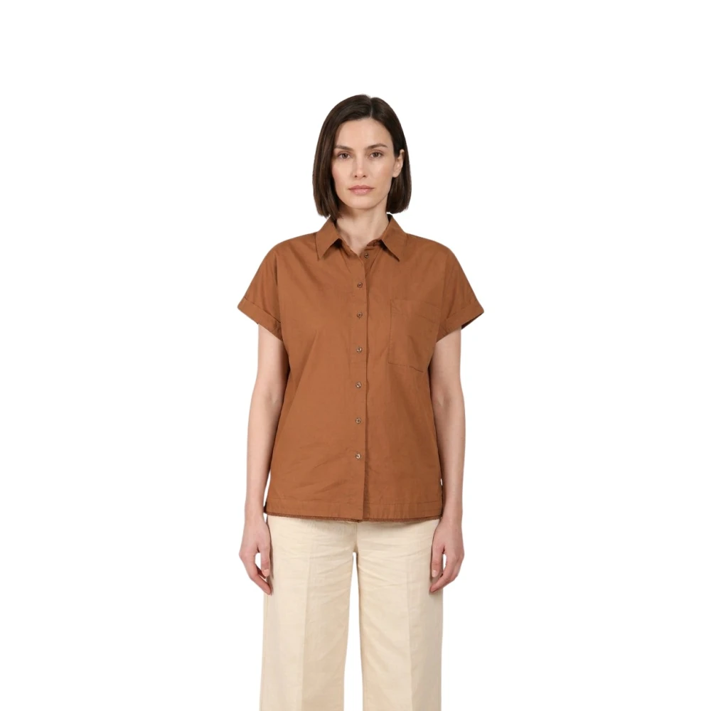 Mason's Mujer Marrón Blusas Y Camisas, Talla: M