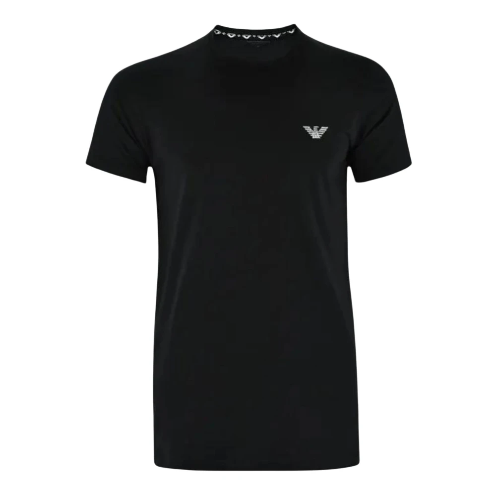 Emporio Armani Zwart Ondergoed Stijlvol Kort Pyjama Black Heren