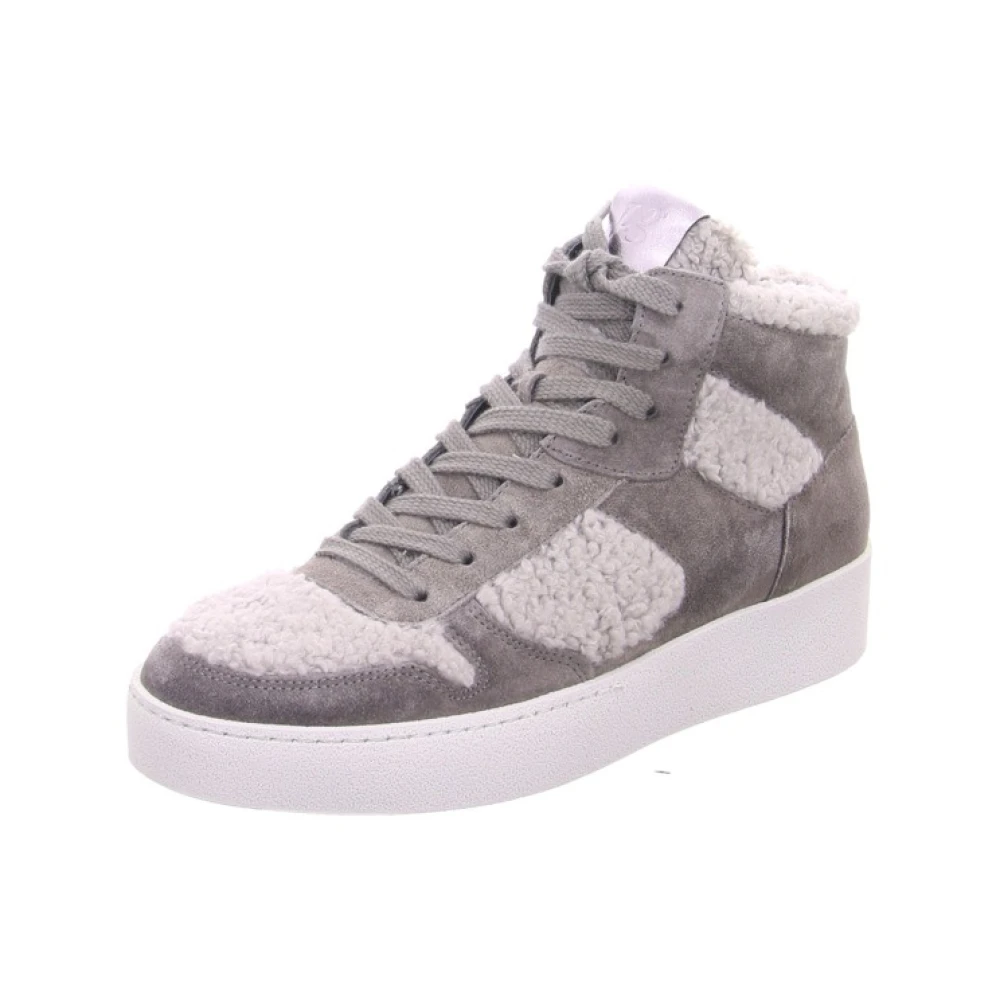 Paul Sneaker met bontrand Dames Schoenen Grijs